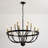 18-Light Black Chandelier 
