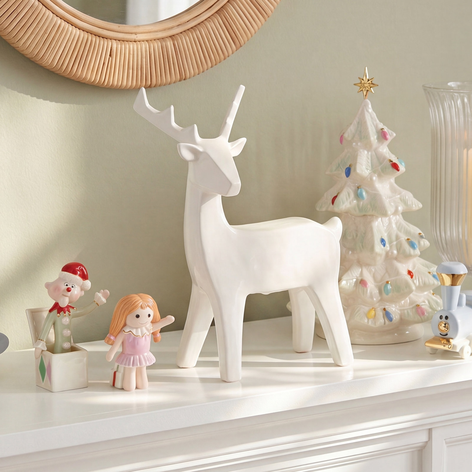 Minimal Deer Figurine