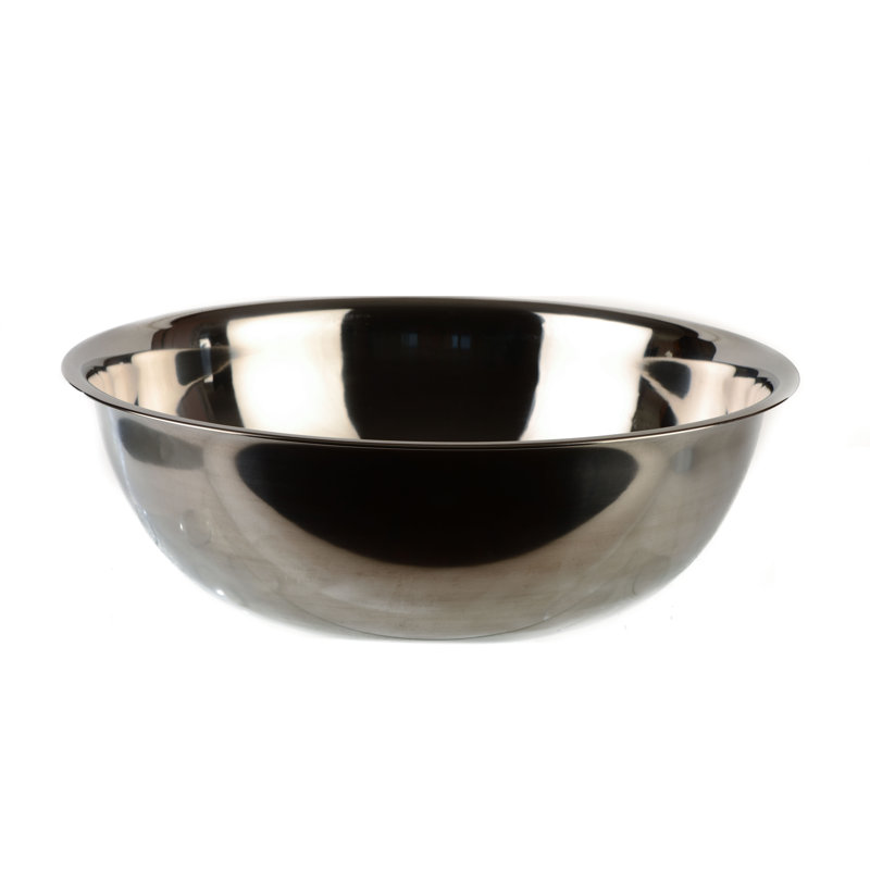 Bol à mélanger en acier inoxydable EcoQuality, Argent, 19"