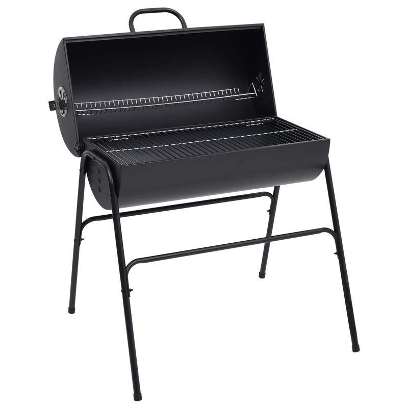 VidaXL 80cm W Wood Pellet Grill