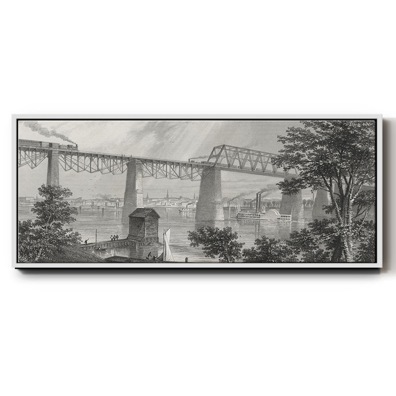 City of Louisville - Toile encadrée, H 20 po x l 50 po