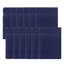 Ensemble de serviettes 12 pièces Willow - 100% coton peigné, qualité supérieure 630 g / m², bleu marine, ultra doux et très absorbant (12 serviettes de bain)-1833370048-1833370077