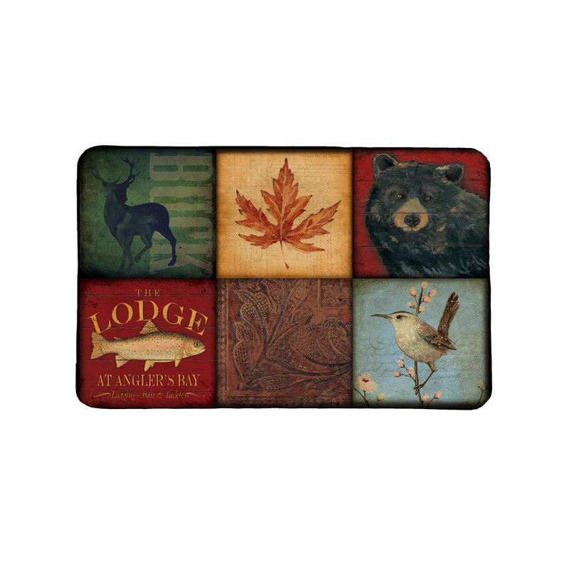 Tapis de salle de bain letterpress love Siena