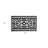 Black Rubber Scrollwork Outdoor Door Mat