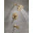 Nicoli 14 Series H2Okinetic Bathtub and Shower Faucet Set, Brushed Gold Shower Head and Handle Set, Valve Trim Kit, Champagne Bronze (Valve Included)-83640494