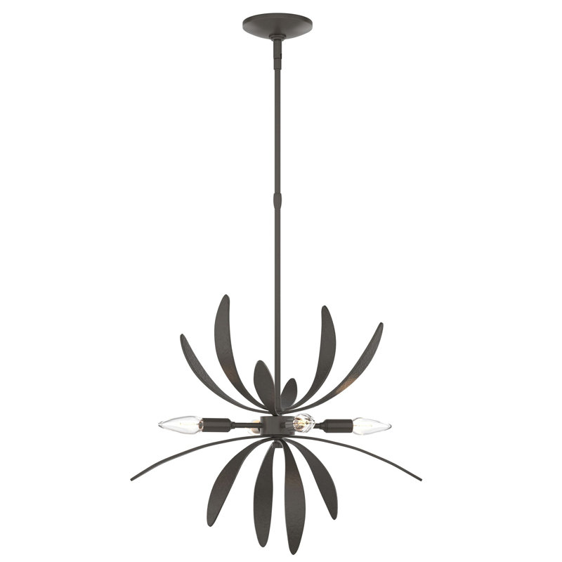 Dahlia 4 - Light Sputnik Chandelier, Dark Smoke