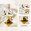 Table de bout en verre 23,6 po