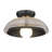 Duley Glass Metal Flush Mount-87614682