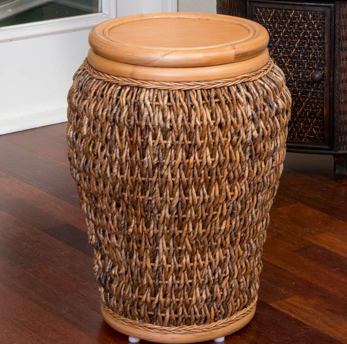 Huffman End Table, Antique Honey