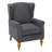 Wingback Accent Chair with Coffee Table-940919692