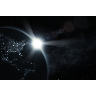 Space Sunrise by BeholdingEye - Print