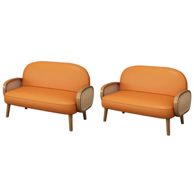 Banc rembourré en similicuir simple et pratique