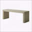 Banc de salle à manger en bois d'acacia en chêne gris clair, parfait pour un décor de maison de campagne et un design peu encombrant-916675950