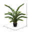 Buisson artificiel zamifolia zen vert en pot-73295409