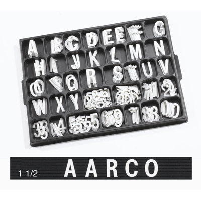 AARCO 138 Characters Magnetic & Lettering