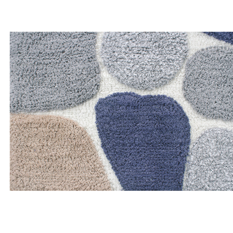 Creline Bath Rug - Blue Sienna, Blue Sienna