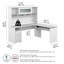 Bureau d'ordinateur en L avec rehausse Huckins-295245544