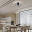 Ventilateur de plafond à DEL à 5 pales de 20 po avec lumière incluse-1275032166