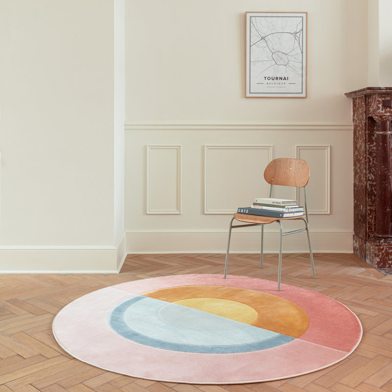 Round Abadou Geometric 160cm X 160cm Area Rug