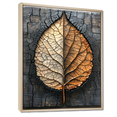Art moderne sur toile, "Modern Modern Leaves"