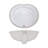 Wells Sinkware Rhythm Series 14'' Ceramic Oval Bathroom Sink with Overflow-27420309