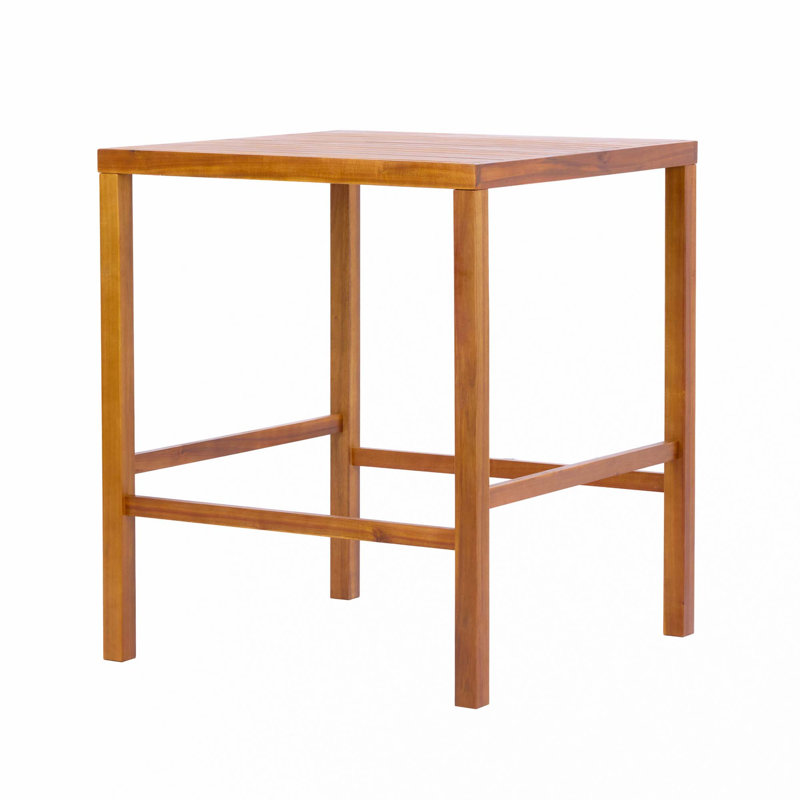 41.14"H Acacia Solid Wood Outdoor Dining Table