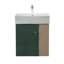 Meuble-lavabo mural 21,6 po avec lavabo en céramique-1019991127