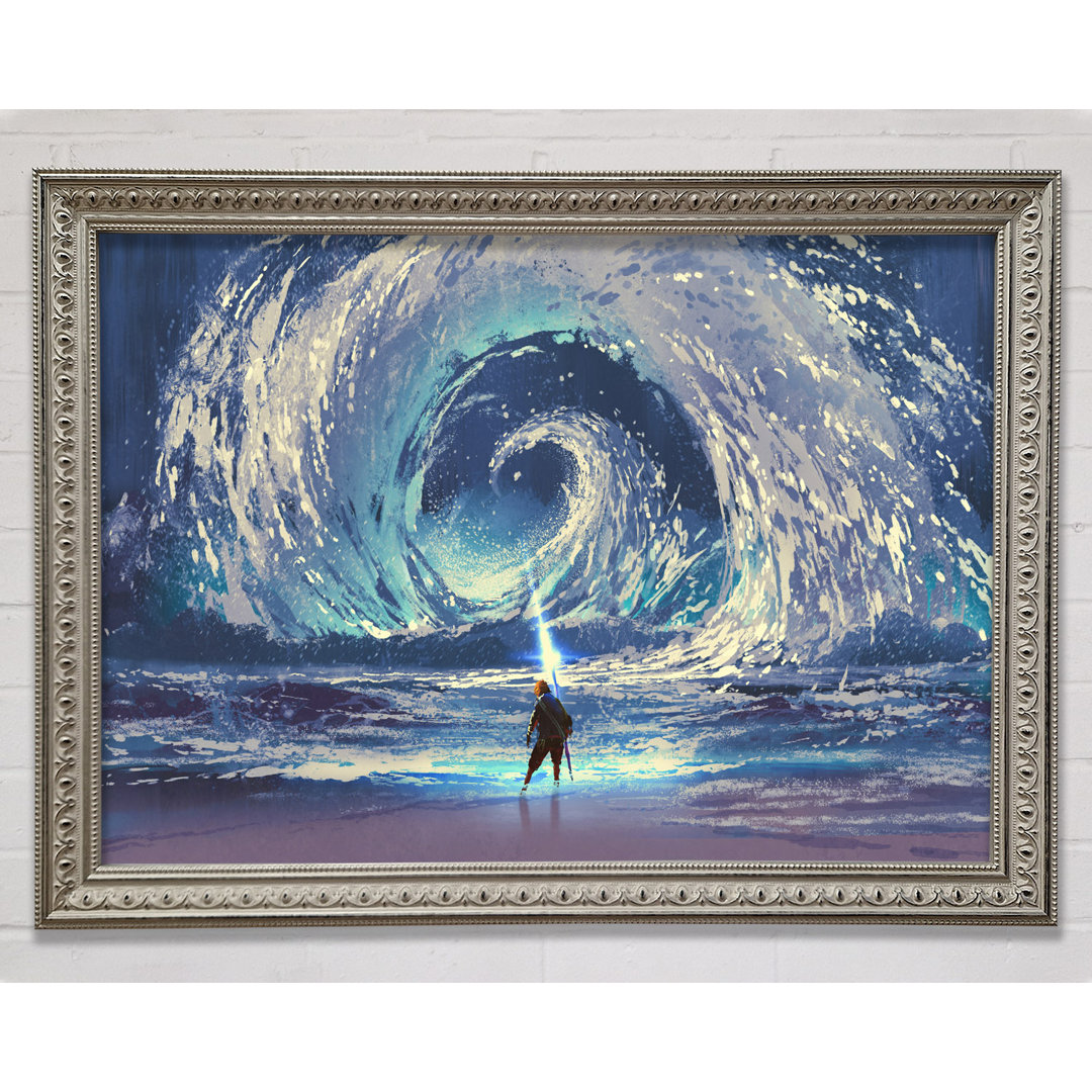 Swirl Of Ocean Powers - Einzelner Bilderrahmen Kunstdrucke