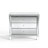 Yolanta 33" Extra‑Wide Mirrored 3-Drawer Nightstand Modern Contemporary Glam Style