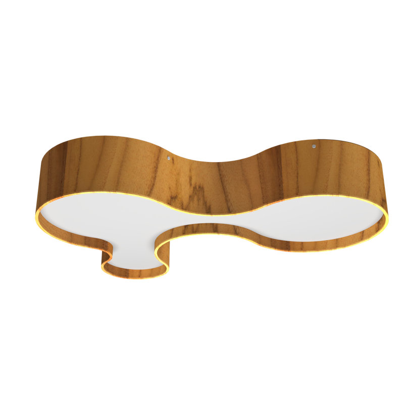 DEL à fixation au plafond KS, H 7,87 po x l 31,5 po x P 21,65 po, Teck