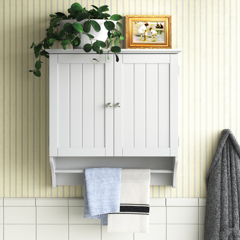 Ashland Wall Bathroom Cabinet, White