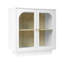 Armoire de rangement pour espaces multiples avec porte en acrylique - panneau de particules blanc, revêtement anti-rayures, propriété imperméable, niveau stratifié réglable, patin antidérapant, partie murale verrouillable, boucle, or gracieux-525731652-525731654