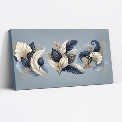 Art floral, art mural sur toile, ensemble de 1