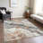 Machine Washable Indoor/Outdoor Cinead ACN1709 Silver Rug-104723712
