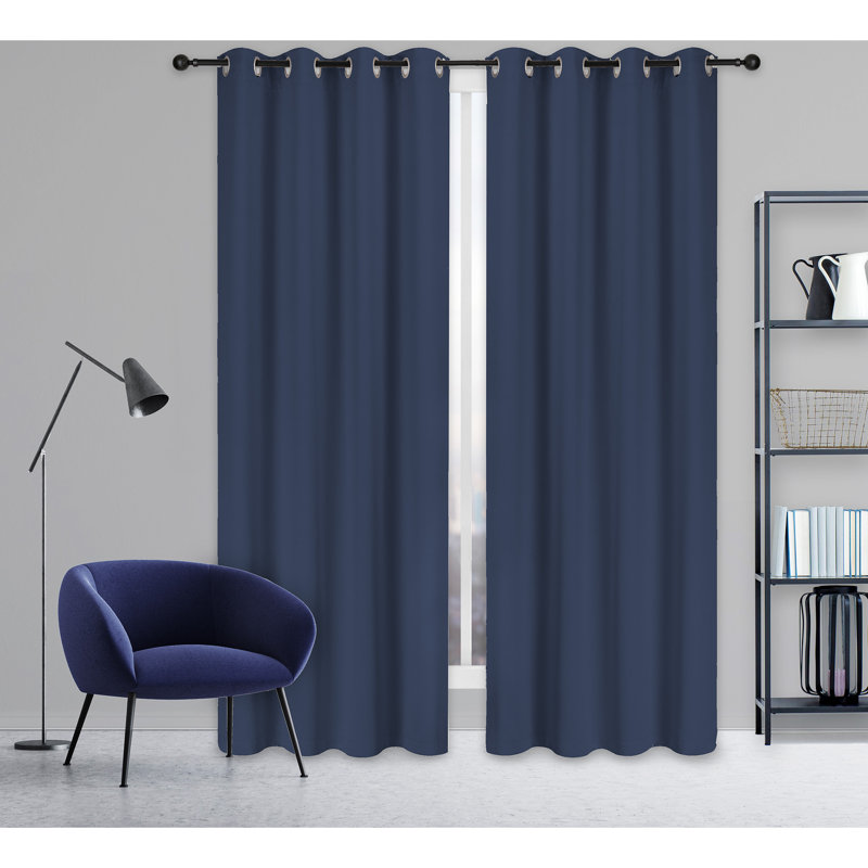 Safdie & Co. Inc Single Panel, Navy, 54'W x 84'H