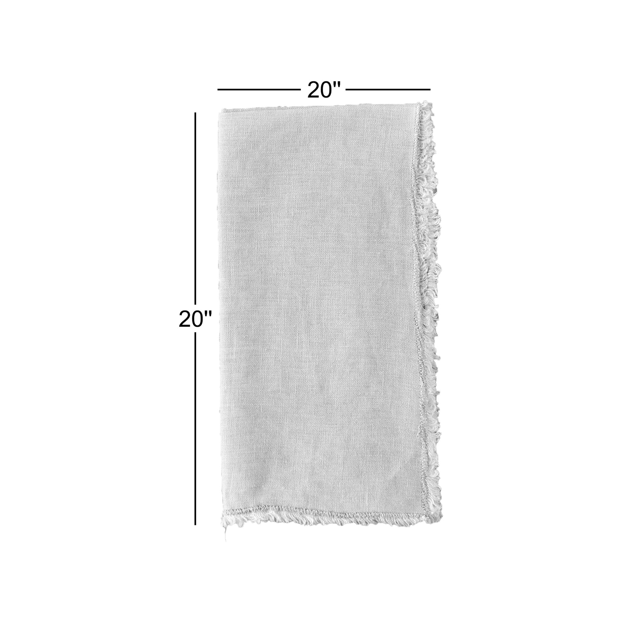 Zadia Linen Napkin, Black