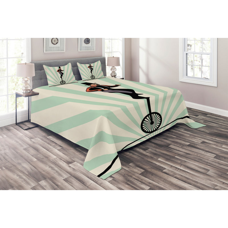 Modern & Contemporary Polyester Coverlet, King Bedspread + 2 Shams