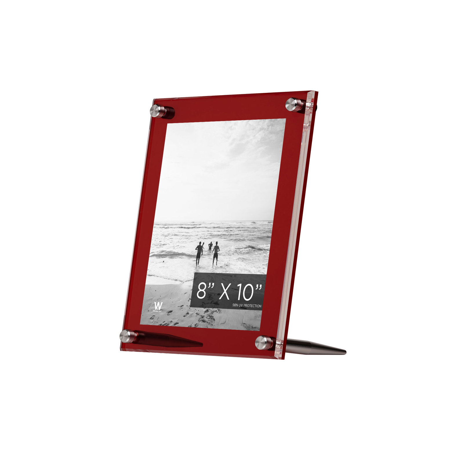 Wexel Art 8x10" Tabletop Frame with Hardware, Cabernet/Graphite