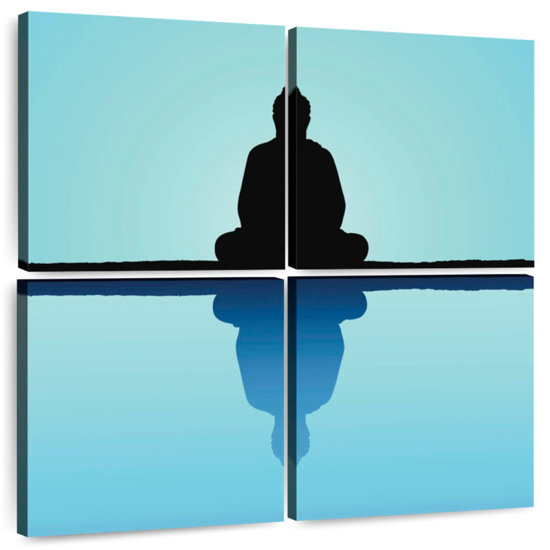 Adella Meditating Buddha Silhouette