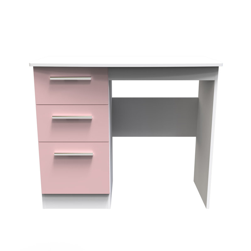 Borgeson Dressing Table, Kobe Pink/White