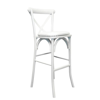 Coleridge Upholstered Counter Stool with Solid Wood Frame