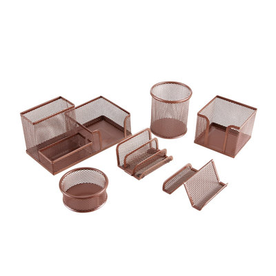 Adhrith Metal Desk Organiser Set