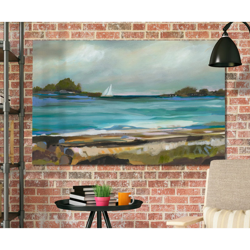 « seaside view i », reproduction, H 32 po x l 48 po x P 1,5 po, Toile tendue