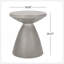 Outdoor Lightweight Concrete Side Table