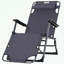 Chaise longue pliante avec coussin et poche-1665231611