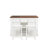Posie Kitchen Island With 2 Stools-1430064965