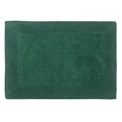 Bruss Luxury Solid Color Bath Rug Reversible