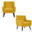 Jaqueze 73.7Cm Wide Tufted Velvet Armchair-2010536698
