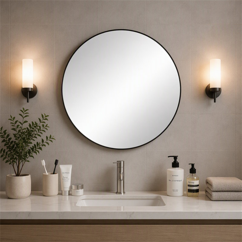 Miroir mural 36 po Miroir, Noir