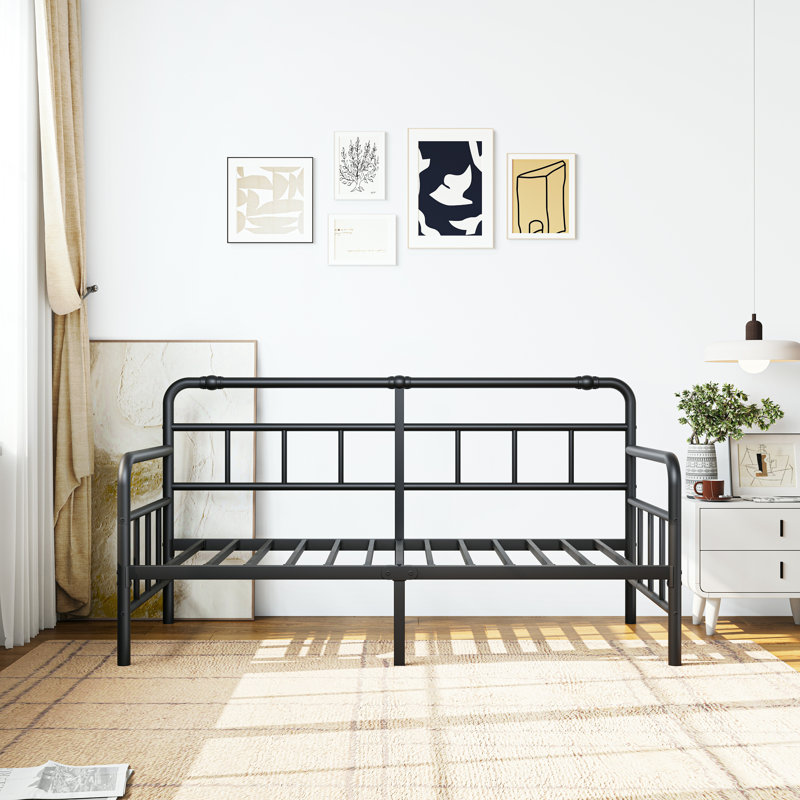 Deralin Metal Daybed with Underbed Storage